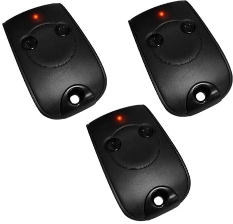 3 pour 1841026 Télécommande Motorisation Portail Portes de Garage NS 2 Canaux 433.42MHZ Garantie de 3 Ans Batterie au Lithium Longue durée Portée Ultra-Longue portée