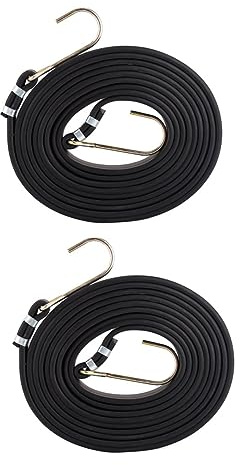 Ciieeo 2piezas Correas De Cordón Elástico De Sujeción De Goma Cinturones Tensor Dispositivo De Amarre para El Maletero del Cinturón De Profesional