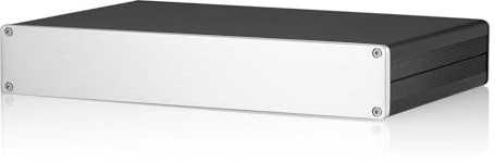 Alloggiamento in alluminio per amplificatore fai da te DAC Home Amplifier Chassis Box, controller scatola in alluminio, alloggiamento elettronico per progetto PCB, tipo diviso, alloggiamento fai da te