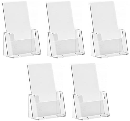 Danieli | Expositor 1/3A4 Porta Folletos de Mesa de Acrílico Transparente - Para Volantes y Tarjetas (5)