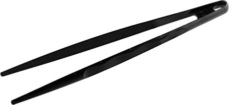 Black Serving Cooking Buffet Air Fryer Tweezer Tongs Pack of 2 Nylon