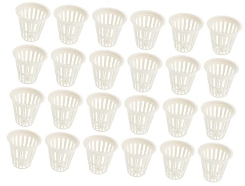 BESPORTBLE 50pezzi Cestini Idroponici Per Coltivazione Senza Design Traspirante e Resistente Per Piante Idroponiche Per Balconi e