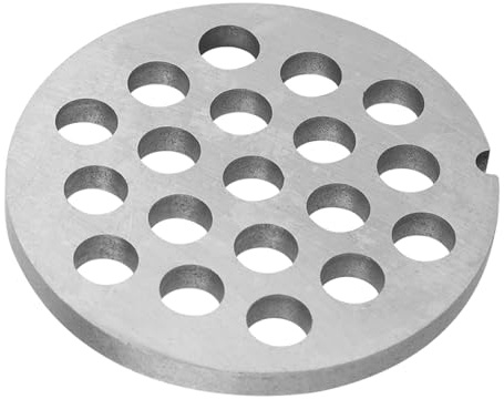 Disco Forato per Tritacarne in Acciaio al Carbonio, Placca a Disco con Fori per Tritacarne Disco Forato di Ricambio per Tritacarne Accessori per la Cucina di Casa(8mm)
