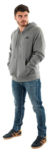 The North Face Men's Simple Dome Full Zip Track Jacket, Tnf Medium Grey Heather, M