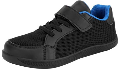 Damen Halbschuhe Schwarz Water Proof Flat Keep Warm Snow Boots Comfortable Shoes Kinder Sneaker Leicht (Black, 31 Little Child)