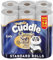3 Ply Unscented Quilted Toilet Rolls - 54 Pack Luxury Toilet Paper – Super Soft Classic Loo Roll for Comfort and Easy Flush Embossed Toilet Tissue by Panda Cuddle