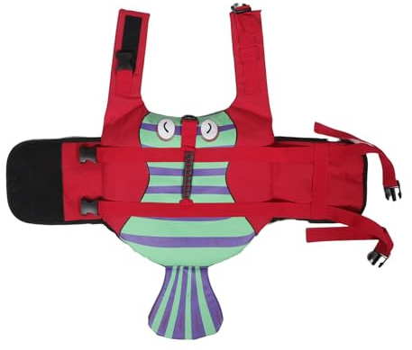 Milisten Chaleco Salvavidas para Perros pequeños - Traje de baño Inflable para Perros pequeños con asa - Chaleco Salvavidas Inflable para Mascotas, Ideal para Nadar y Realizar Actividades al Aire