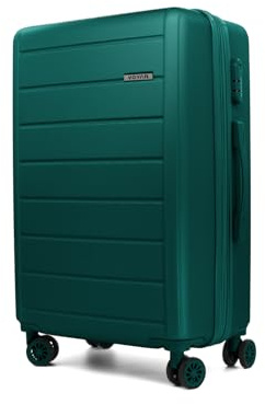 VOYAN Maleta Mediana Expandible 58x40x24 SDR, Trolley de Viaje Resistente Ultraligero con Carcasa Rígida ABS, Ruedas Dobles Giratorias y Cerradura de Seguridad