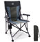 TIMBER RIDGE Sedia da campeggio pieghevole, 150 kg, schienale alto, portatile, con portabicchieri, braccioli rigidi, per campeggio, picnic, giardino, balcone