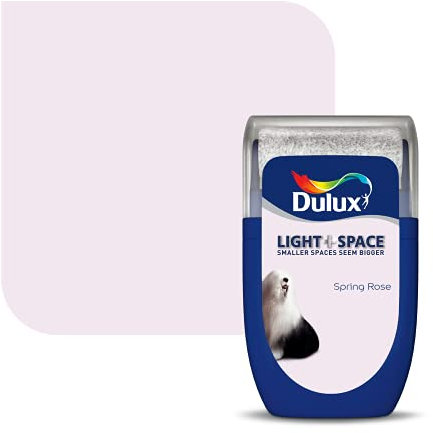 Dulux Light and Space Tester Paint, Spring Rose, 30 ml