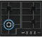 Zanussi Series 40 60cm 4 Burner Gas Hob with Wok Burner - Black