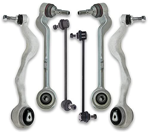 ATEC Germany 2x bras de suspension avant inférieur, 2x bras de suspension avant inférieur avant, 2x barres de liaison Compatible avec BMW Série 1 (E81)(E87)(E88)(E82), Série 3 (E90)(E93)(E92)(E91), X1