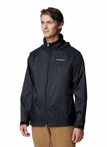 Columbia Men's Glennaker Lake II Rain Jacket, Black, Medium