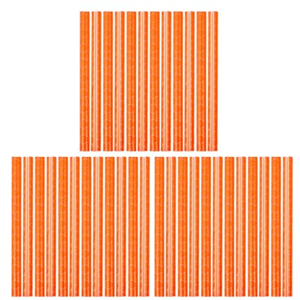 QUARKZMAN 36 Pièces Réflecteurs Orange Pour Vélo ABS Durable | Dimensions 74x5mm, Installation Sur Rayons De Pneus, Convient À VTT, Enfants, Fauteuils Roulants, Etc.