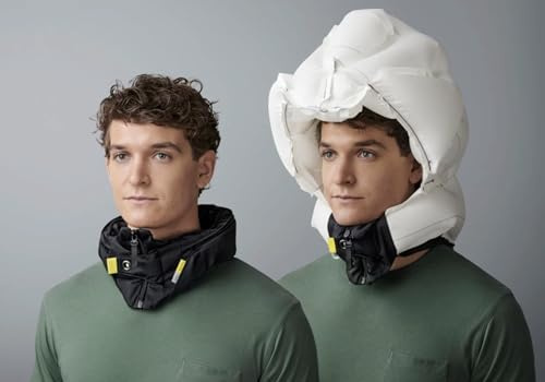 Hövding Airbag Fahrradhelm, 52 – 59 cm Kopf Umfang, Fahrrad Airbag Kragen - Hals, Helmairbag, Kopfschutz Radfahrer Helmkragen, Sicherheitshelm, Version 06.2024
