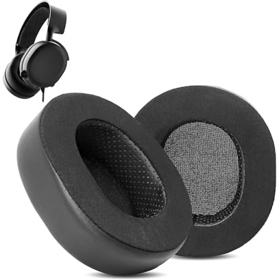 ATH M50X Ersatz Ohrpolster für ATH M40X M50X M50XBT/SteelSeries Arctis 3 5 7 7P 7P+ 9X /SteelSeries Arctis Pro Kopfhörer Ersatz-Ohrpolster mit Kühlschicht aus Gel