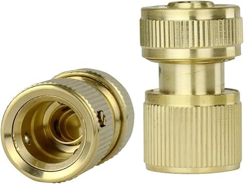 Hydrogarden 2PC Aquastop Hose Connector ø 12.5mm - 15mm (1/2- 5/8) : Aquastop, End of Hose Connector, Fits Quickly and Easily, Stops Water