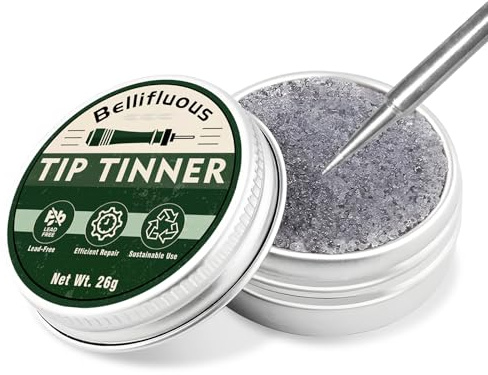 Bellifluous Pasta per Ringiovanimento Punte Saldanti, Riparazione Della Punta Del Saldatore, 26 g Detergente per Saldatore, Detergente per Punte Senza Piombo, Punte per Saldatore Ossidate Rinfrescanti