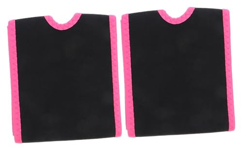 Yardwe 2 Stk Armbinde Einfache Fitnessbänder Arm-schlankheitsformer Balkenarmbänder Verstellbare Schweißbänder Stylische Armwickel Fitness-armbänder Schützende Armschützer Rosy Gummi