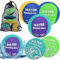 Faburo 5 Pack Water Bouncing Ball Set, Pool & Beach Toys Ball for Summer, Water Skipping Balls Set for Pool Play Suitable for Adults and Kids
