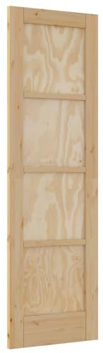 vidaXL Inredningsdörr 61 x 198,5 cm Plywood Naturlig