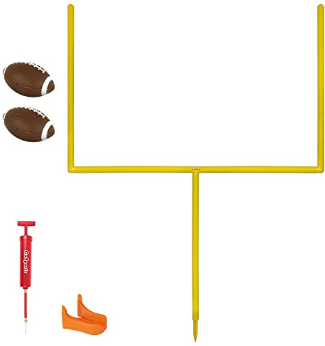 GoSports Unisex-Adult FB-FIELDGOAL-1 Football Game Field Goal Post Set, One Size