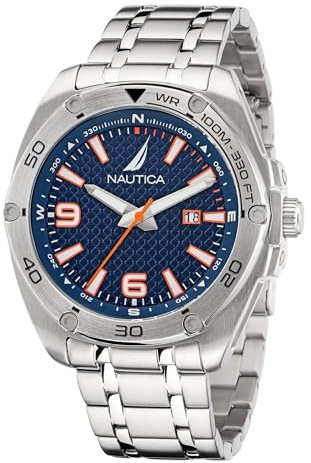 Reloj Nautica Tin Can Bay para Caballero NAPTCF203, Plata, pulsera