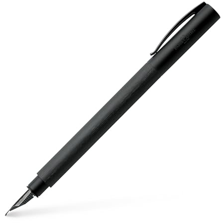 FABER-CASTELL 147152 - Füller Ambition All Black, Federbreite EF, schwarz