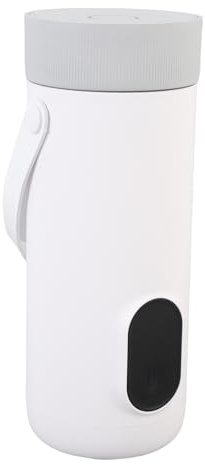 Annadue Hervidor Eléctrico, Calentador de Agua Portátil con Ebullición de 10 Minutos, Retención de Temperatura de 12 Horas, Batería de 27000 MAh, Acero Inoxidable de 350 Ml,