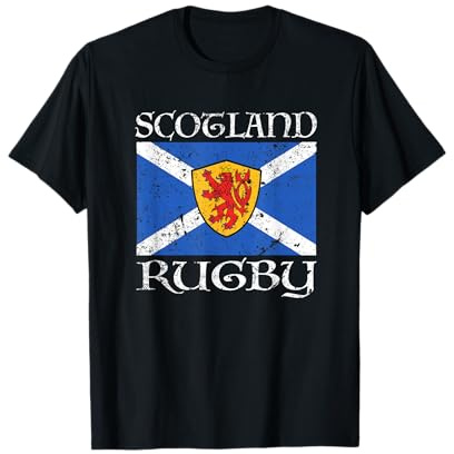 Camiseta de Rugby de Escocia, Bandera Escocesa, Regalo Vintage Camiseta