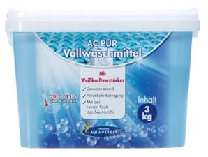 AQUA CLEAN PUR Vollwaschmittel Weisskraftverstärker 3kg