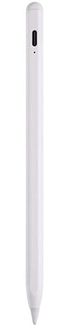 Tablet Telefono Stilo Penna Input Attivo Touch Pen Ricaricabile Sensibile Alla Pressione per iOS Window Android (white)