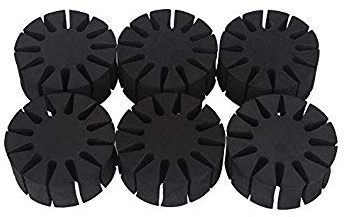 GLOGLOW 6 Piezas Durable EVA Espuma Redonda Estante de Flecha, Flechas durables Separador aljaba Caza al Aire Libre Tiro al Blanco Accesorios de Tiro con Arco