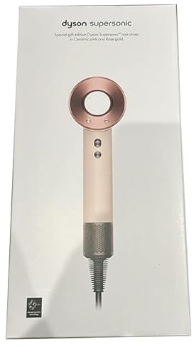 Dyson Supersonic HD07 Hair Dryer (Ceramic Pink and Rose Gold) with Presentation Case - Limited Edition (Renewed)