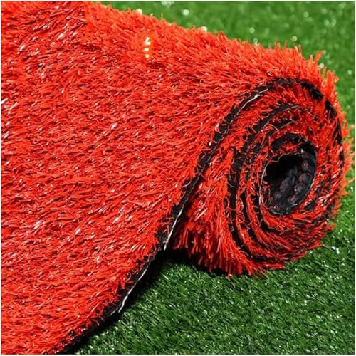 LoiYtrd Garden lawns Artificial turf, outdoor synthetic turf carpet with drainage holes, anti slip fake grass mat, realistic artificial grass decoration