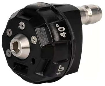 Buse de pulvérisation pour nettoyeur haute pression, 6 en 1 à changement rapide et embouts de buse réglables, max 4000 psi pour nettoyeur haute pression de voiture, arroseur de jardin