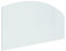 vidaXL Kaminofen Glasplatte 120x60 cm