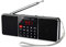 Retekess TR602 Tragbares Radio mit Bluetooth, AM FM Digital Radio mit Dual Woofer, 1000 mAh Akku, TF/USB/AUX/MP3-Player, Sleep Timer