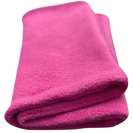 Wollhuhn Varma pojkar/flickor vår värmer vinterloop/tubsjal/slip-halsduk två lager fleece, Enfärgad bär/rosa, En Storlek