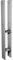 Pollmann®Baubeschläge H-Pfostenträger 161 mm, Länge 600 mm, feuerverzinkt