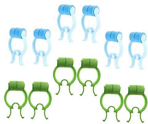 EXQUIMEUBLE 12piezas Clips Para Detener Sangrado Nasal Fijación Para Entrenamiento De Respiración Ajustables y Convenientes Para Casa Escuelas y Emergencias