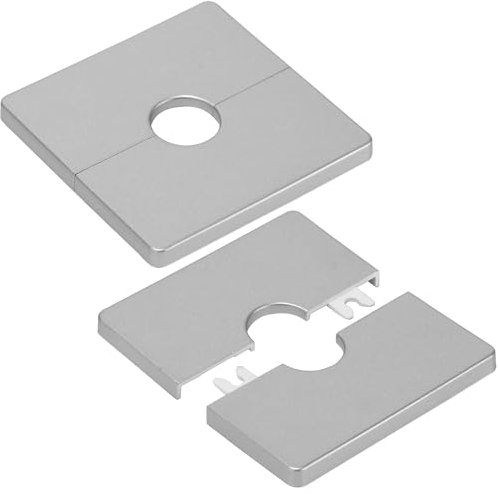 Coperture foro da parete per tubi ,Flangia divisa, decorativa, adesiva, per piastre quadrate, 22mm