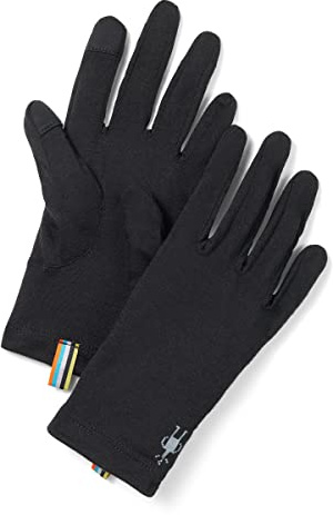 Smartwool Merino Wool Glove | Touch screen Compatible Winter Gloves for Men and Women, Black, Medium