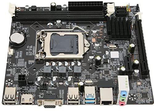 Akozon Desktop Computer Motherboard Lga 1155 Usb3.0 Mainboard For B75, Atx Lga1155 B650 Motherboard B75
