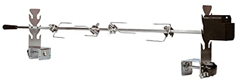 ZENONEZ Rotisserie Kit universal ersättning snabbinstallation bärbar spotgrill utomhus camping BBQ (5078S)
