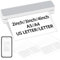ATOMUS A4 Thermodrucker Tragbare Drucker Drahtloser Bluetooth 200DPI Thermodrucker K200 Tintenloser Kleiner Drucker für Telefon-Laptops mit 10pcs A4 Thermopapier