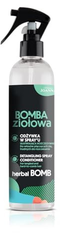 JOANNA Spruzzatore a Bomba di Erbe 300 ml - Siero per Capelli per la Pettinatura - Tonico per Promuovere la Crescita e Rafforzare le Radici