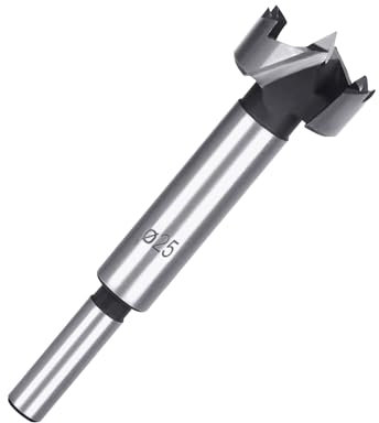 1PCS 25 * 93MM Wood Drill Bits High-carbon Steel Hole Saw with Multi Toothed Flat Wing for Hard Wood Holes Kitchen Cupboard Hinges