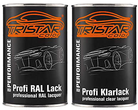 TRISTARcolor RAL 140-M Gold Metallic Autolack glänzend Dose inkl. Klarlack 2,0 Liter / 2000 ml