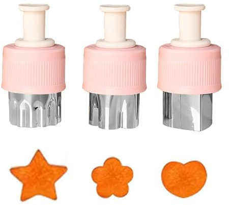 a forma di verdura – da taglio a forma di formaggio | da taglio per biscotti | 3 pezzi per pasticceria strumenti per guarnire | Stampo da taglio per frutta e verdura per